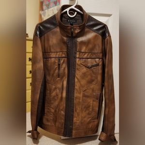 Men's Large INC International Concepts Faux Leather Jacket
